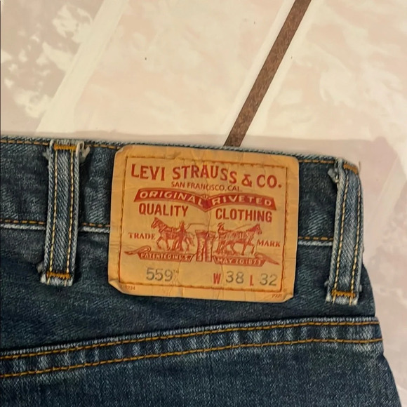 Men’s Levi’s 559 Relaxed Straight Size W38 L32 - Picture 4 of 6